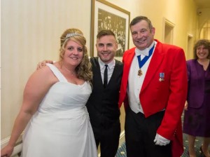 Gary Barlow and Peter Tautz AKA The Right Toastmaster